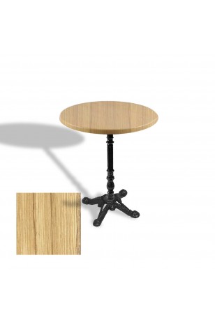Çipa 1004 Döküm Ayak Yuvarlak Masa Çap 90cm - (Werzalit, Wermodin ve Allzalit Tabla)