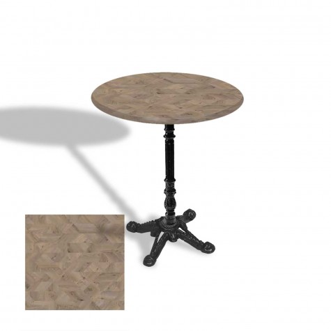 Çipa 1004 Döküm Ayak Yuvarlak Masa Çap 90cm - (Werzalit, Wermodin ve Allzalit Tabla)