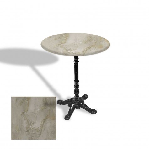 Çipa 1004 Döküm Ayak Yuvarlak Masa Çap 70cm - (Werzalit, Wermodin ve Allzalit Tabla)