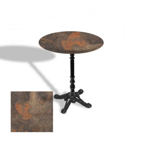 Çipa 1004 Döküm Ayak Yuvarlak Masa Çap 90cm - (Werzalit, Wermodin ve Allzalit Tabla)