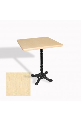 Çipa 1004 Döküm Ayak Kare Masa 70X70 cm - (Werzalit, Wermodin ve Allzalit Tabla)