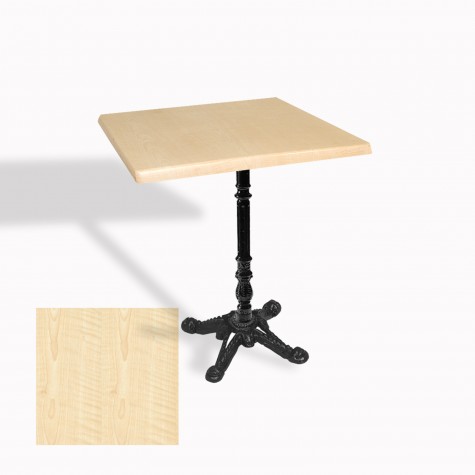 Çipa 1004 Döküm Ayak Kare Masa 70X70 cm - (Werzalit, Wermodin ve Allzalit Tabla)