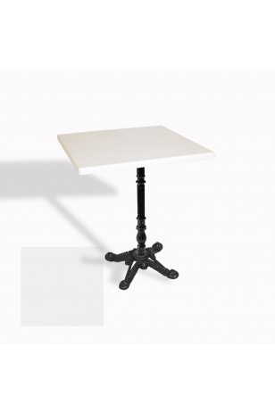Çipa 1004 Döküm Ayak Kare Masa 70X70 cm - (Werzalit, Wermodin ve Allzalit Tabla)