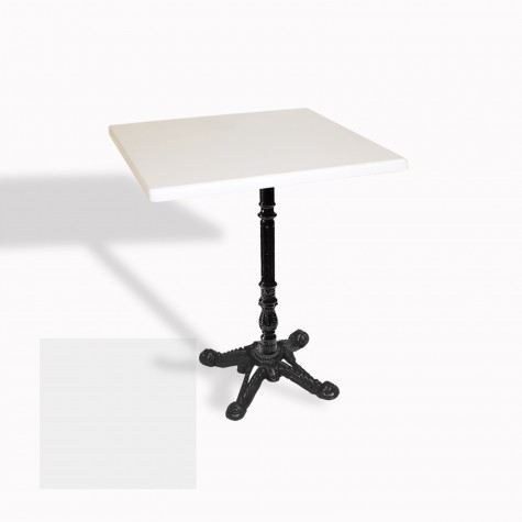 Çipa 1004 Döküm Ayak Kare Masa 70X70 cm - (Werzalit, Wermodin ve Allzalit Tabla)