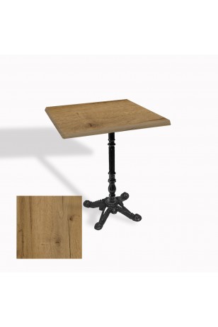 Çipa 1004 Döküm Ayak Kare Masa 70X70 cm - (Werzalit, Wermodin ve Allzalit Tabla)