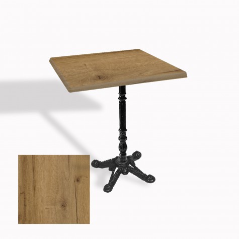 Çipa 1004 Döküm Ayak Kare Masa 70X70 cm - (Werzalit, Wermodin ve Allzalit Tabla)