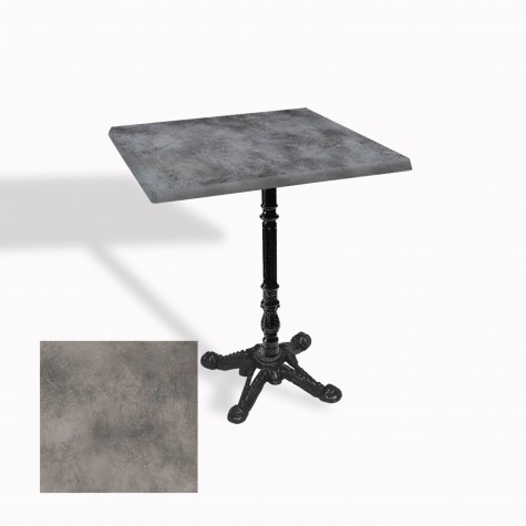 Çipa 1004 Döküm Ayak Kare Masa 70X70 cm - (Werzalit, Wermodin ve Allzalit Tabla)