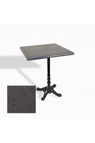 Çipa 1004 Döküm Ayak Kare Masa 70X70 cm - (Werzalit, Wermodin ve Allzalit Tabla)