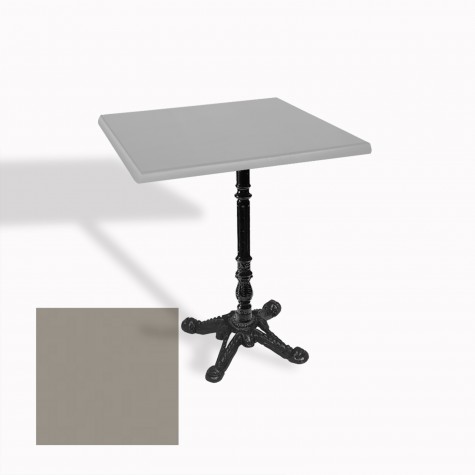 Çipa 1004 Döküm Ayak Kare Masa 60X60 cm - (Werzalit, Wermodin ve Allzalit Tabla)