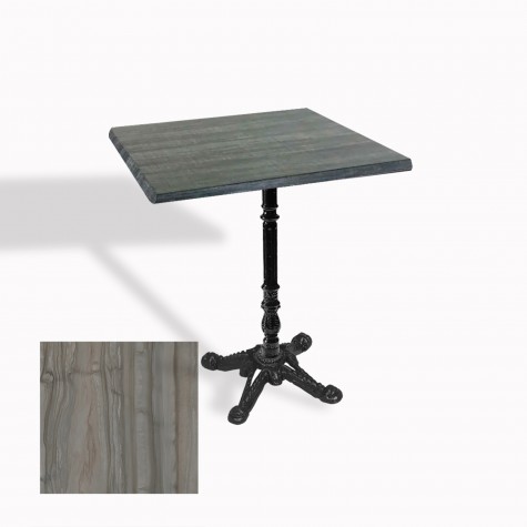 Çipa 1004 Döküm Ayak Kare Masa 60X60 cm - (Werzalit, Wermodin ve Allzalit Tabla)