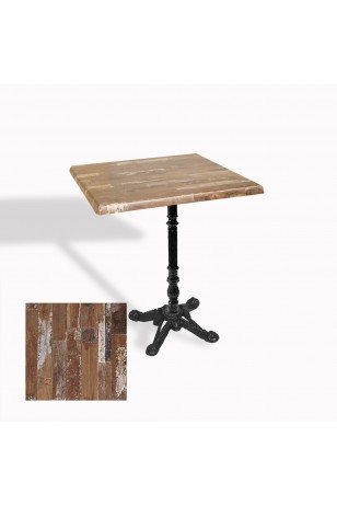 Çipa 1004 Döküm Ayak Kare Masa 60X60 cm - (Werzalit, Wermodin ve Allzalit Tabla)