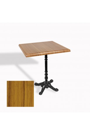 Çipa 1004 Döküm Ayak Kare Masa 60X60 cm - (Werzalit, Wermodin ve Allzalit Tabla)