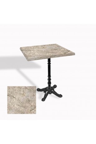 Çipa 1004 Döküm Ayak Kare Masa 70X70 cm - (Werzalit, Wermodin ve Allzalit Tabla)
