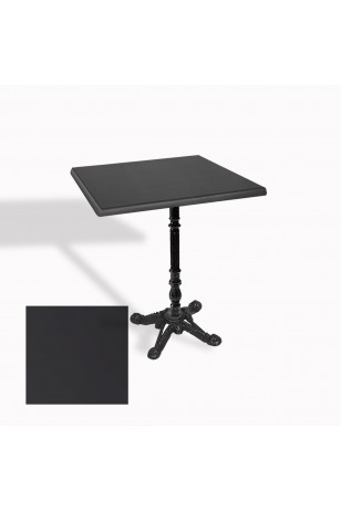 Çipa 1004 Döküm Ayak Kare Masa 70X70 cm - (Werzalit, Wermodin ve Allzalit Tabla)