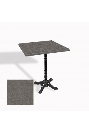 Çipa 1004 Döküm Ayak Kare Masa 70X70 cm - (Werzalit, Wermodin ve Allzalit Tabla)