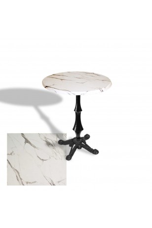 Çipa 1012 Döküm Ayak Yuvarlak Masa Çap 70cm - (Werzalit, Wermodin ve Allzalit Tabla)