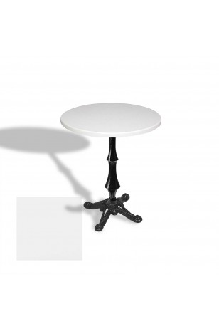 Çipa 1012 Döküm Ayak Yuvarlak Masa Çap 70cm - (Werzalit, Wermodin ve Allzalit Tabla)