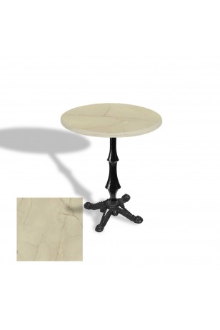 Çipa 1012 Döküm Ayak Yuvarlak Masa Çap 60cm - (Werzalit, Wermodin ve Allzalit Tabla)