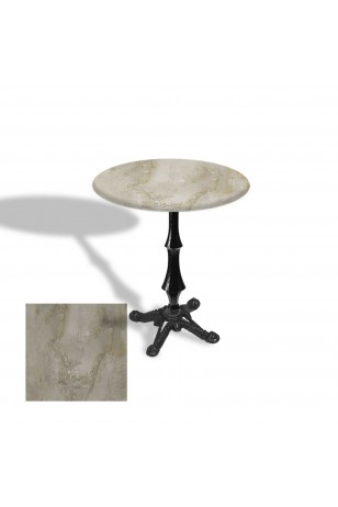 Çipa 1012 Döküm Ayak Yuvarlak Masa Çap 70cm - (Werzalit, Wermodin ve Allzalit Tabla)