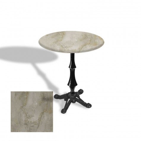 Çipa 1012 Döküm Ayak Yuvarlak Masa Çap 70cm - (Werzalit, Wermodin ve Allzalit Tabla)