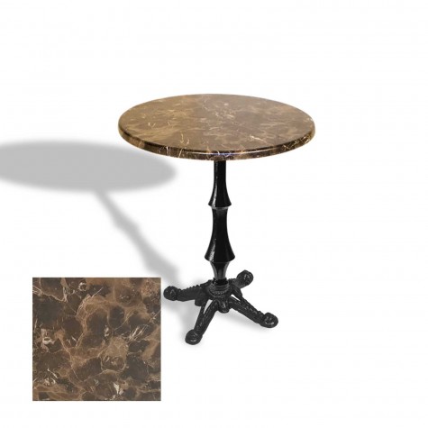 Çipa 1012 Döküm Ayak Yuvarlak Masa Çap 70cm - (Werzalit, Wermodin ve Allzalit Tabla)