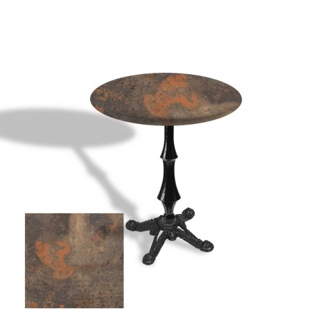 Çipa 1012 Döküm Ayak Yuvarlak Masa Çap 70cm - (Werzalit, Wermodin ve Allzalit Tabla)