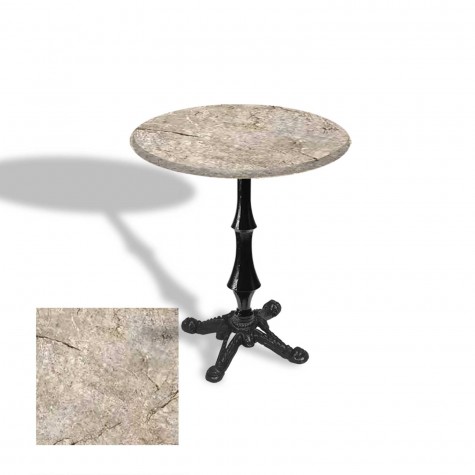 Çipa 1012 Döküm Ayak Yuvarlak Masa Çap 70cm - (Werzalit, Wermodin ve Allzalit Tabla)