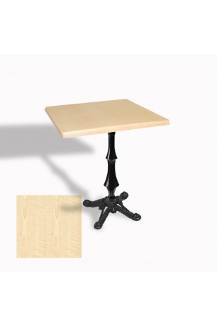 Çipa 1012 Döküm Ayak Kare Masa 60X60 cm - (Werzalit, Wermodin ve Allzalit Tabla)