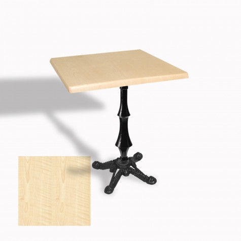 Çipa 1012 Döküm Ayak Kare Masa 60X60 cm - (Werzalit, Wermodin ve Allzalit Tabla)