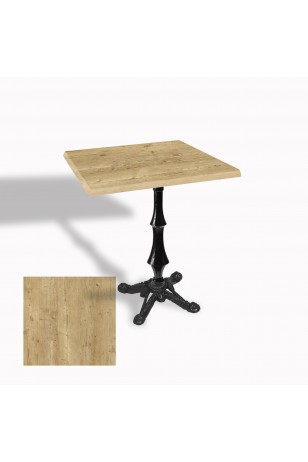 Çipa 1012 Döküm Ayak Kare Masa 60X60 cm - (Werzalit, Wermodin ve Allzalit Tabla)