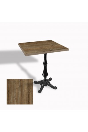 Çipa 1012 Döküm Ayak Kare Masa 60X60 cm - (Werzalit, Wermodin ve Allzalit Tabla)