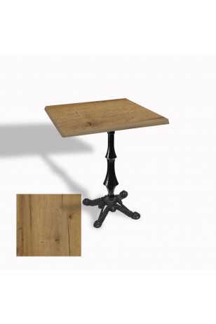 Çipa 1012 Döküm Ayak Kare Masa 60X60 cm - (Werzalit, Wermodin ve Allzalit Tabla)