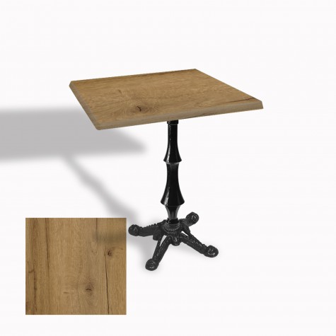 Çipa 1012 Döküm Ayak Kare Masa 60X60 cm - (Werzalit, Wermodin ve Allzalit Tabla)