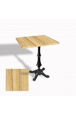 Çipa 1012 Döküm Ayak Kare Masa 60X60 cm - (Werzalit, Wermodin ve Allzalit Tabla)