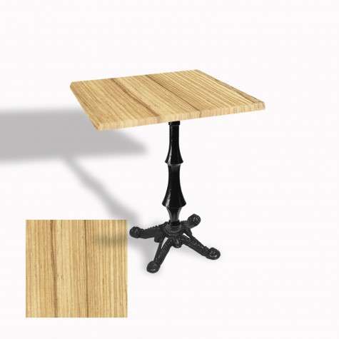 Çipa 1012 Döküm Ayak Kare Masa 60X60 cm - (Werzalit, Wermodin ve Allzalit Tabla)