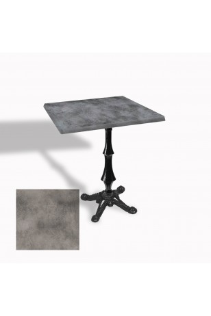 Çipa 1012 Döküm Ayak Kare Masa 60X60 cm - (Werzalit, Wermodin ve Allzalit Tabla)