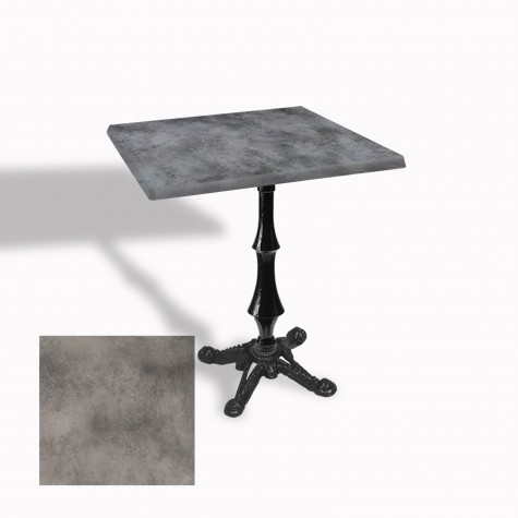 Çipa 1012 Döküm Ayak Kare Masa 60X60 cm - (Werzalit, Wermodin ve Allzalit Tabla)