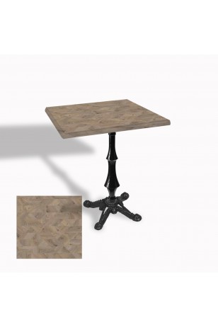 Çipa 1012 Döküm Ayak Kare Masa 60X60 cm - (Werzalit, Wermodin ve Allzalit Tabla)