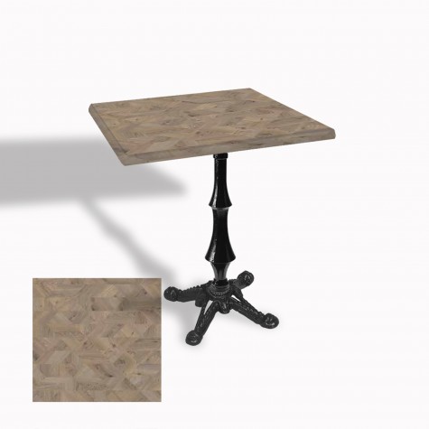 Çipa 1012 Döküm Ayak Kare Masa 60X60 cm - (Werzalit, Wermodin ve Allzalit Tabla)