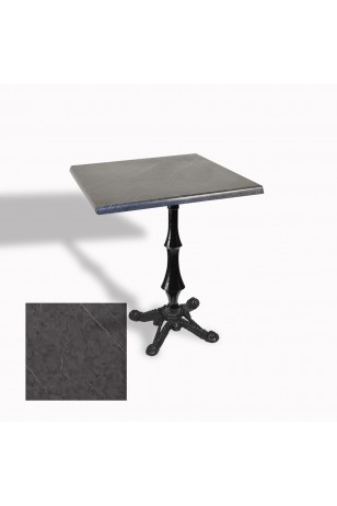 Çipa 1012 Döküm Ayak Kare Masa 60X60 cm - (Werzalit, Wermodin ve Allzalit Tabla)