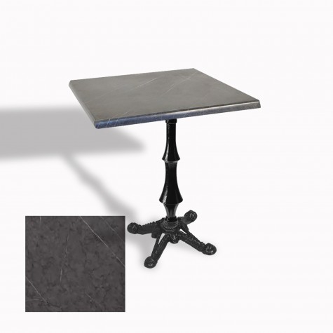 Çipa 1012 Döküm Ayak Kare Masa 60X60 cm - (Werzalit, Wermodin ve Allzalit Tabla)