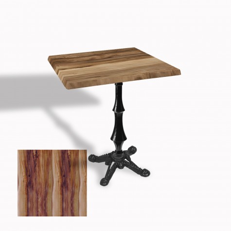 Çipa 1012 Döküm Ayak Kare Masa 70X70 cm - (Werzalit, Wermodin ve Allzalit Tabla)