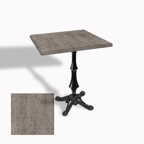 Çipa 1012 Döküm Ayak Kare Masa 70X70 cm - (Werzalit, Wermodin ve Allzalit Tabla)