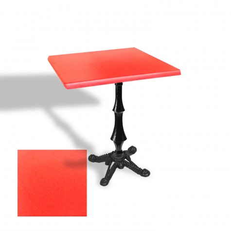 Çipa 1012 Döküm Ayak Kare Masa 70X70 cm - (Werzalit, Wermodin ve Allzalit Tabla)