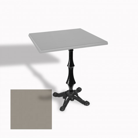 Çipa 1012 Döküm Ayak Kare Masa 60X60 cm - (Werzalit, Wermodin ve Allzalit Tabla)