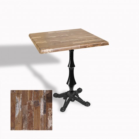 Çipa 1012 Döküm Ayak Kare Masa 60X60 cm - (Werzalit, Wermodin ve Allzalit Tabla)