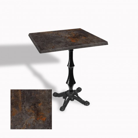 Çipa 1012 Döküm Ayak Kare Masa 60X60 cm - (Werzalit, Wermodin ve Allzalit Tabla)