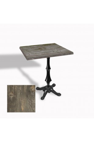 Çipa 1012 Döküm Ayak Kare Masa 70X70 cm - (Werzalit, Wermodin ve Allzalit Tabla)