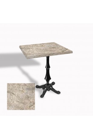 Çipa 1012 Döküm Ayak Kare Masa 60X60 cm - (Werzalit, Wermodin ve Allzalit Tabla)
