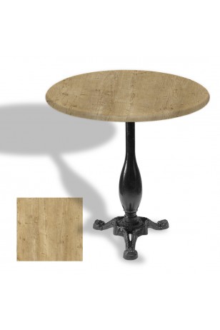 Çipa 2015 Döküm Ayak Yuvarlak Masa Çap 107cm - (Werzalit, Wermodin ve Allzalit Tabla)